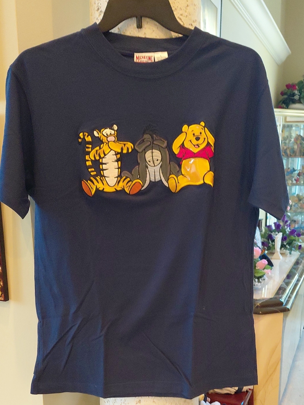 Disney Navy Tee with Winnie the Pooh, Tigger & Eeyore
